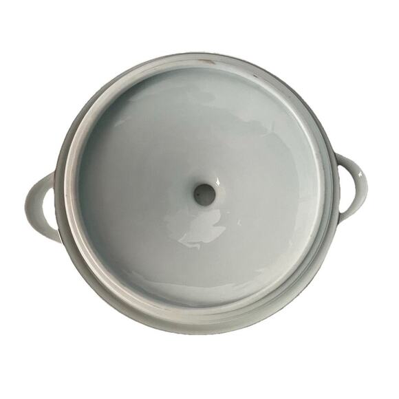 Haviland Forever Spring Covered Vegetable Bowl Casserole Dish 8” Platinum Trim - Picture 13 of 16